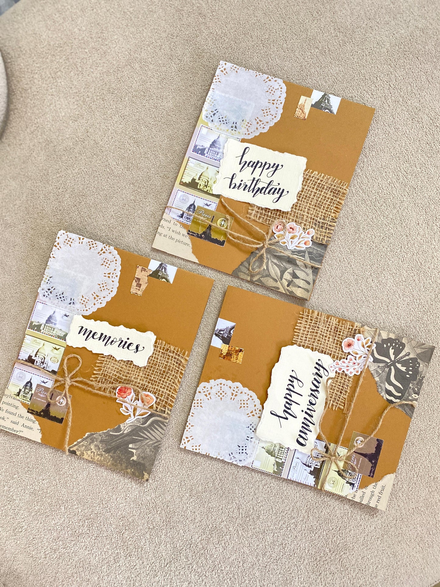 Handmade Vintage Card