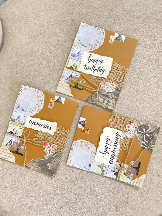 Handmade Vintage Card