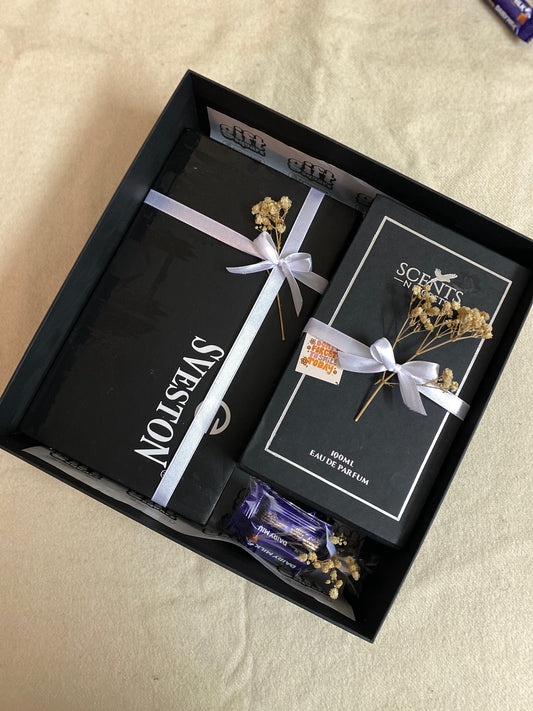 Branded Giftbox for Him (Watch & Perfume)